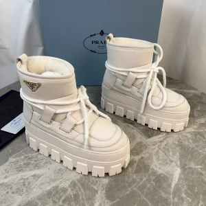 P Family Latest Top Version Leather Boots image 1