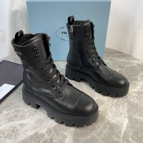 P Family Latest Style Leather Boots image 1