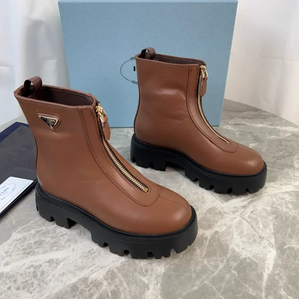 P Brand Latest Style High Gloss Suede and Full Grain Leather Boots image 1