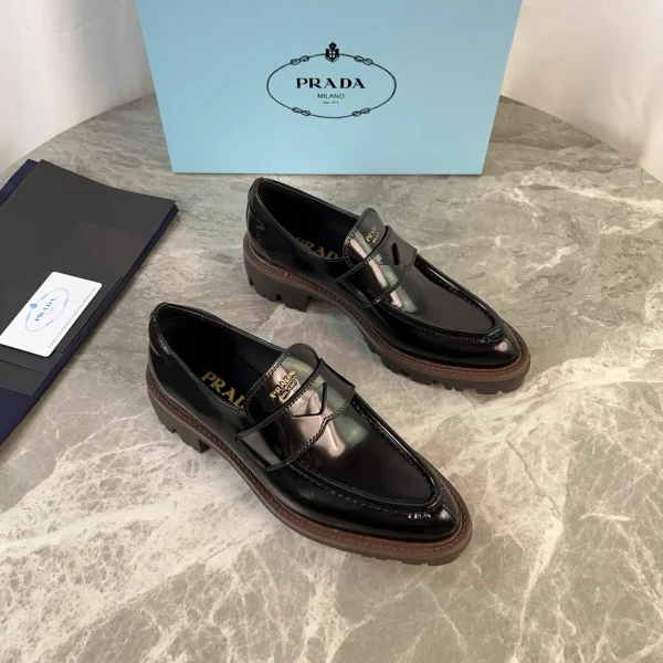 P Family Latest Style Leather Shoes image 1