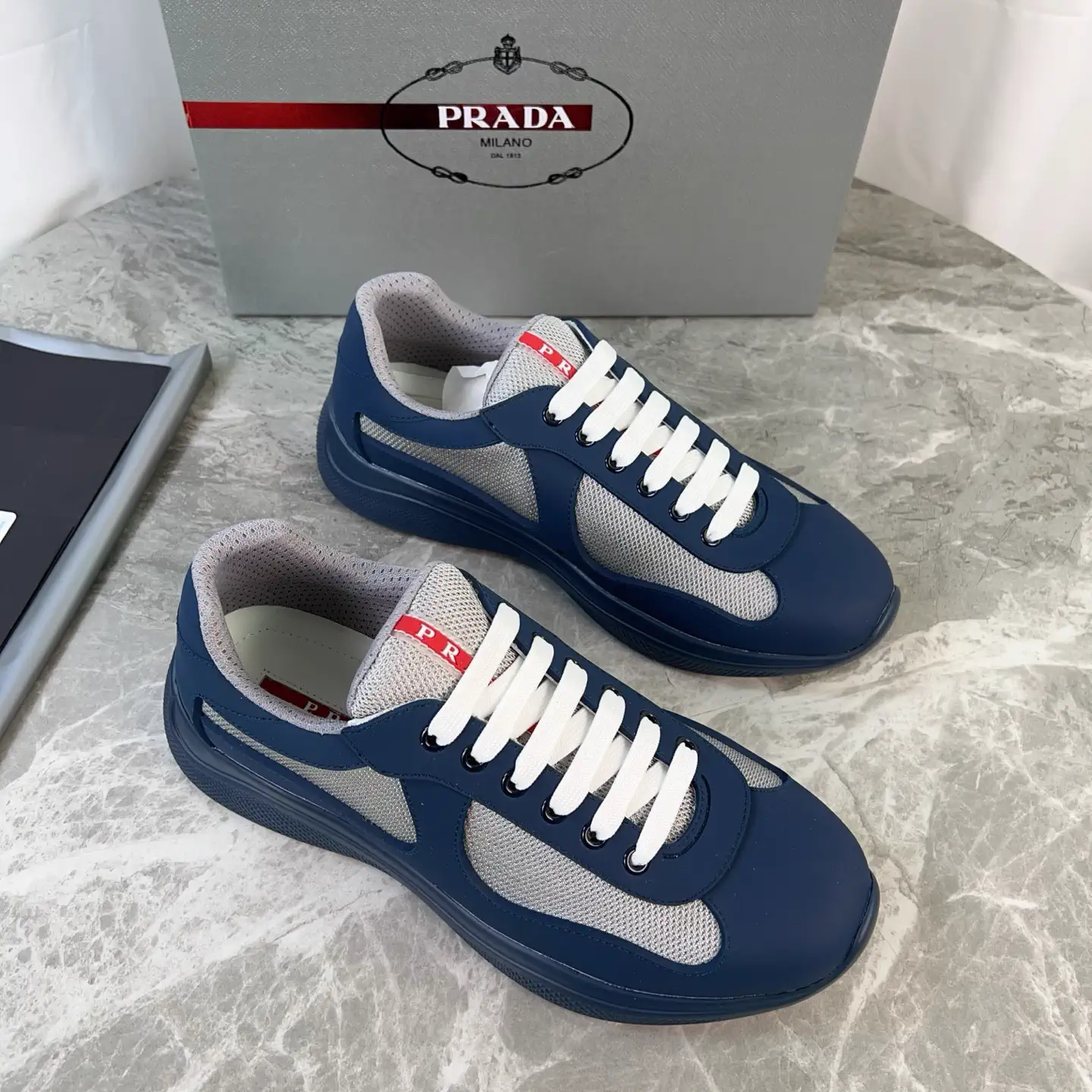 Classic Style Rubber and Mesh Sneakers image 1