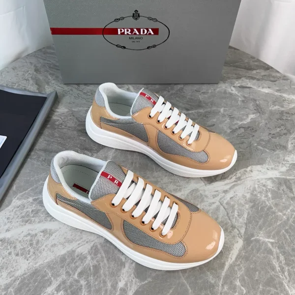 P Brand Classic Style Leather and Mesh Shoes image 1