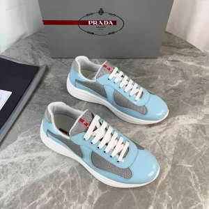 P Brand Classic Style Leather and Mesh Shoes image 1