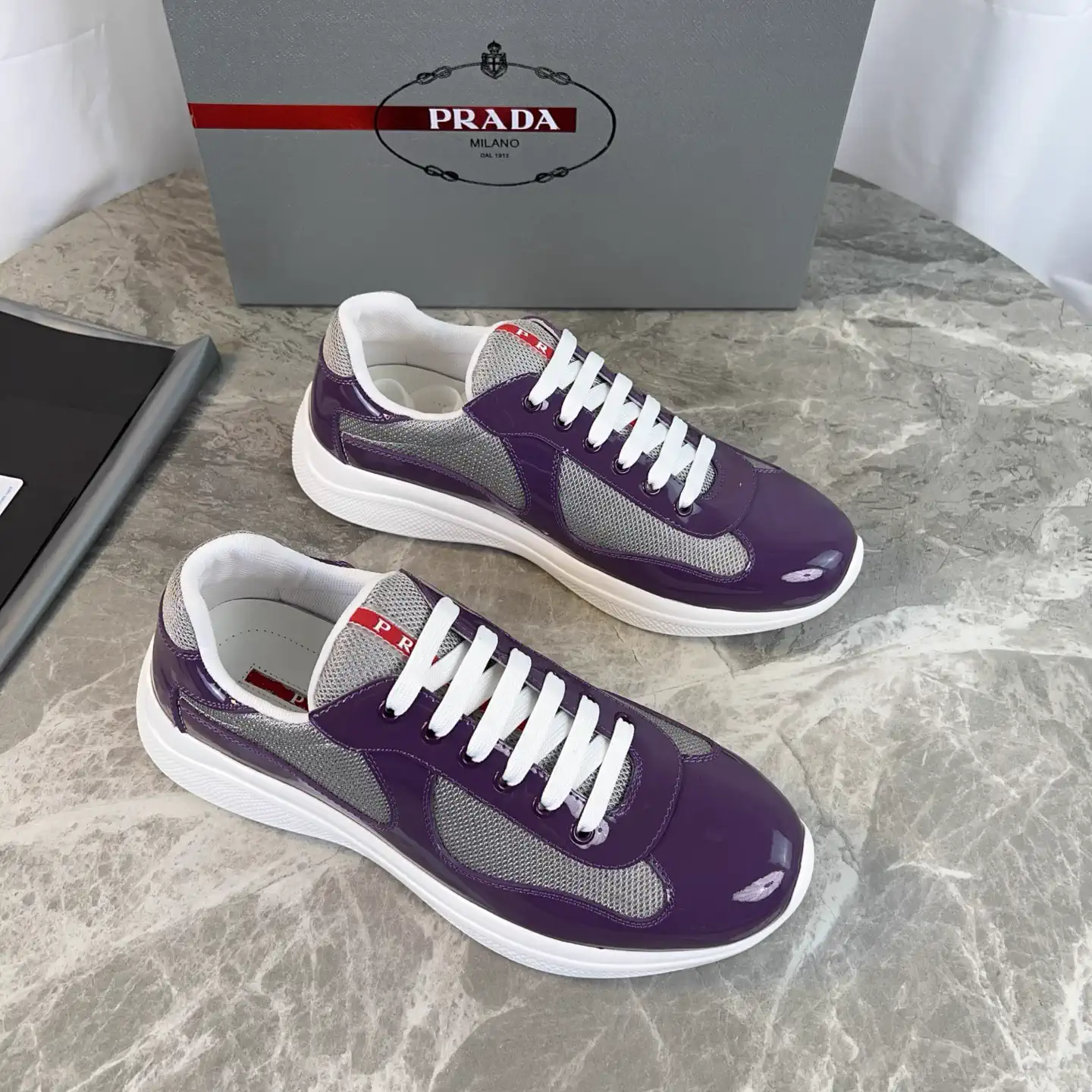 Classic Style Leather and Mesh Shoes image 1