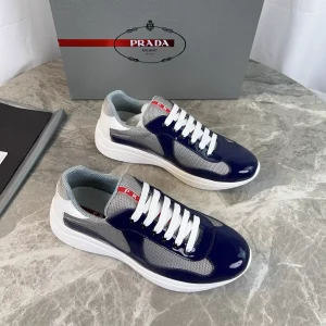 P Brand Classic Style Leather and Mesh Shoes image 1