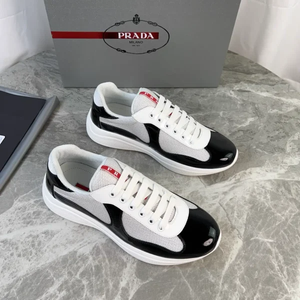P Brand Classic Style Leather and Mesh Shoes image 1