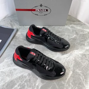 P Brand Classic Style Leather and Mesh Shoes image 1