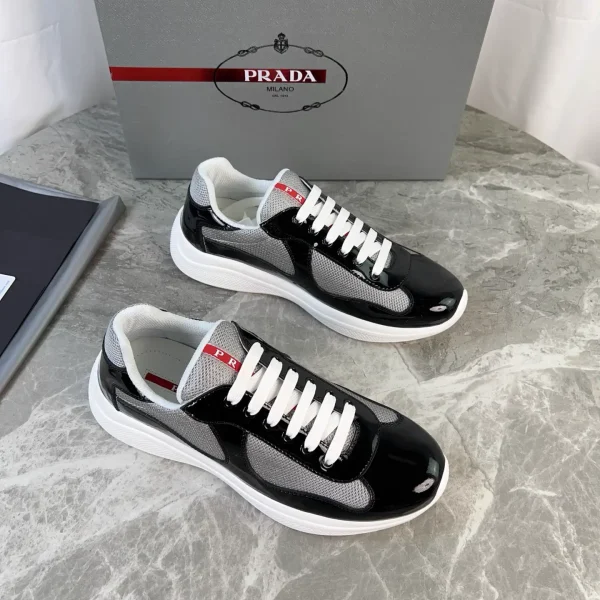 P Brand Classic Style Leather and Mesh Shoes image 1