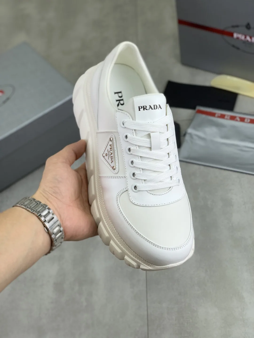 Prada High-End Classic Men's Shoes image 1