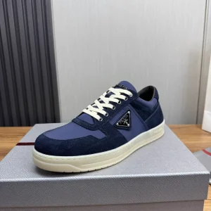 Men's Matte Cowhide Stitched Casual Shoes image 1