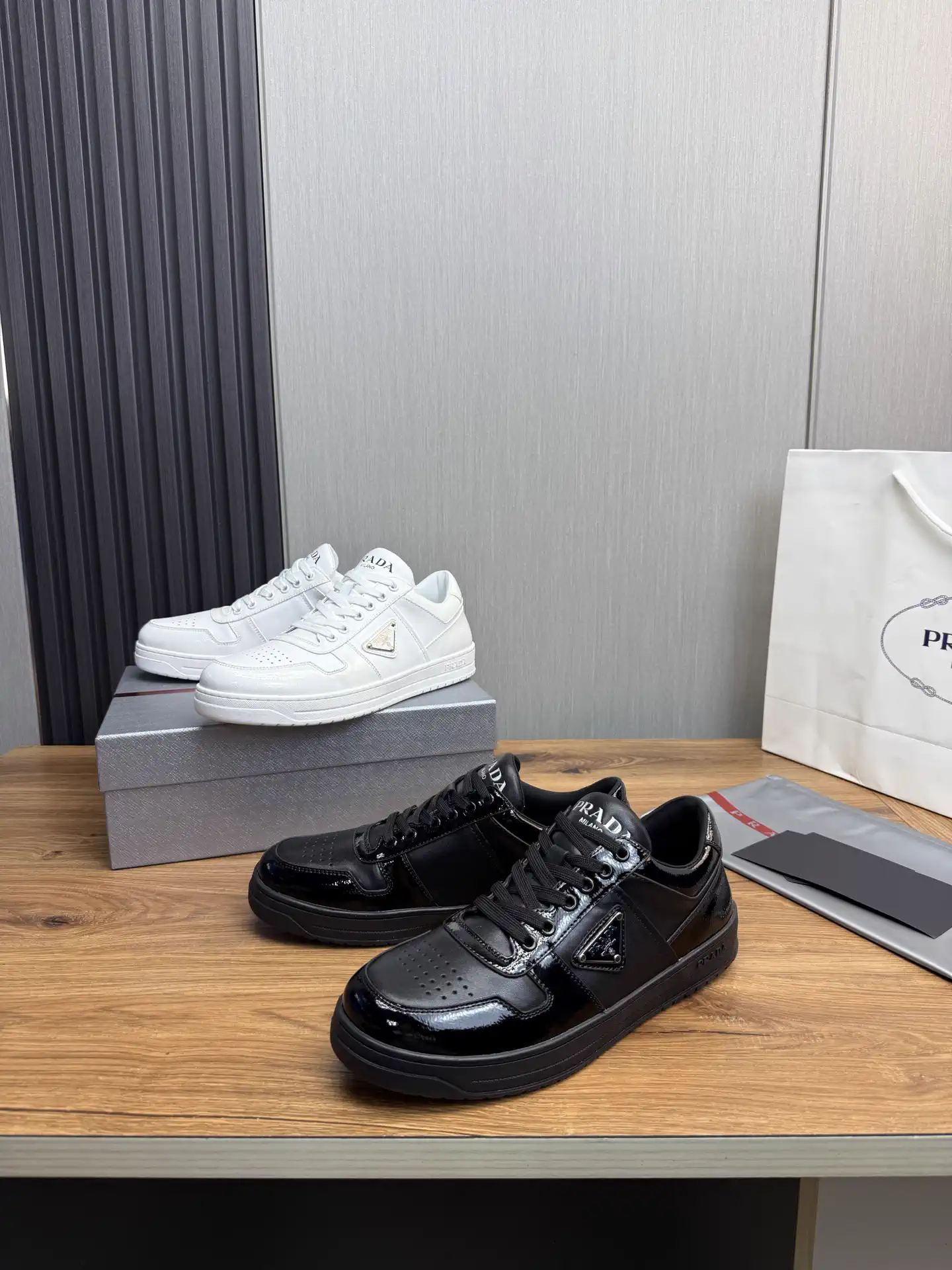 PRADA Men's Patent Leather Shoes image 1