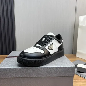 Men's Leather and Mesh Paneled Sneakers image 1