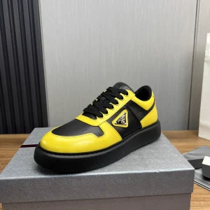 Men's Leather and Mesh Paneled Sneakers image 1