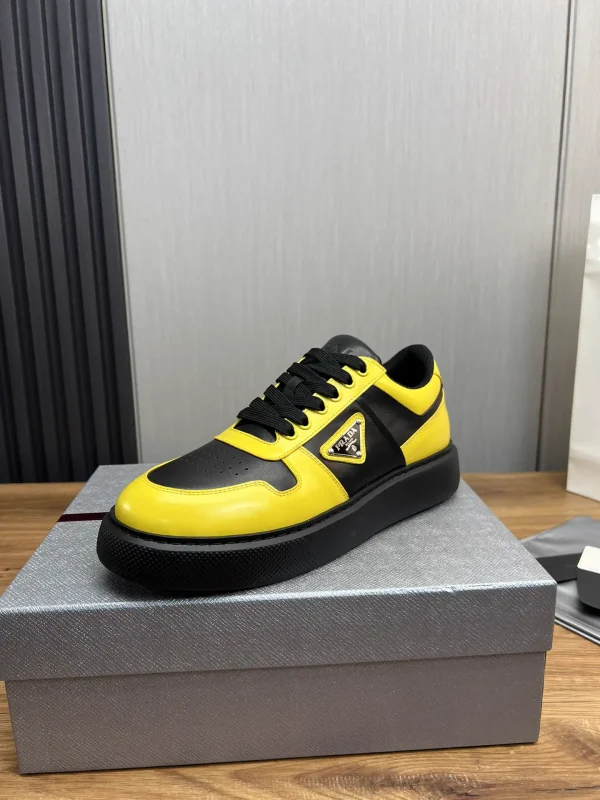 Men's Leather and Mesh Paneled Sneakers image 1