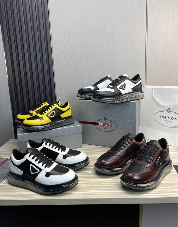 PRADA Men's Leather Sneakers image 1