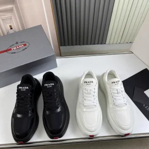 Prada Men's Flyknit Leather Shoes image 1