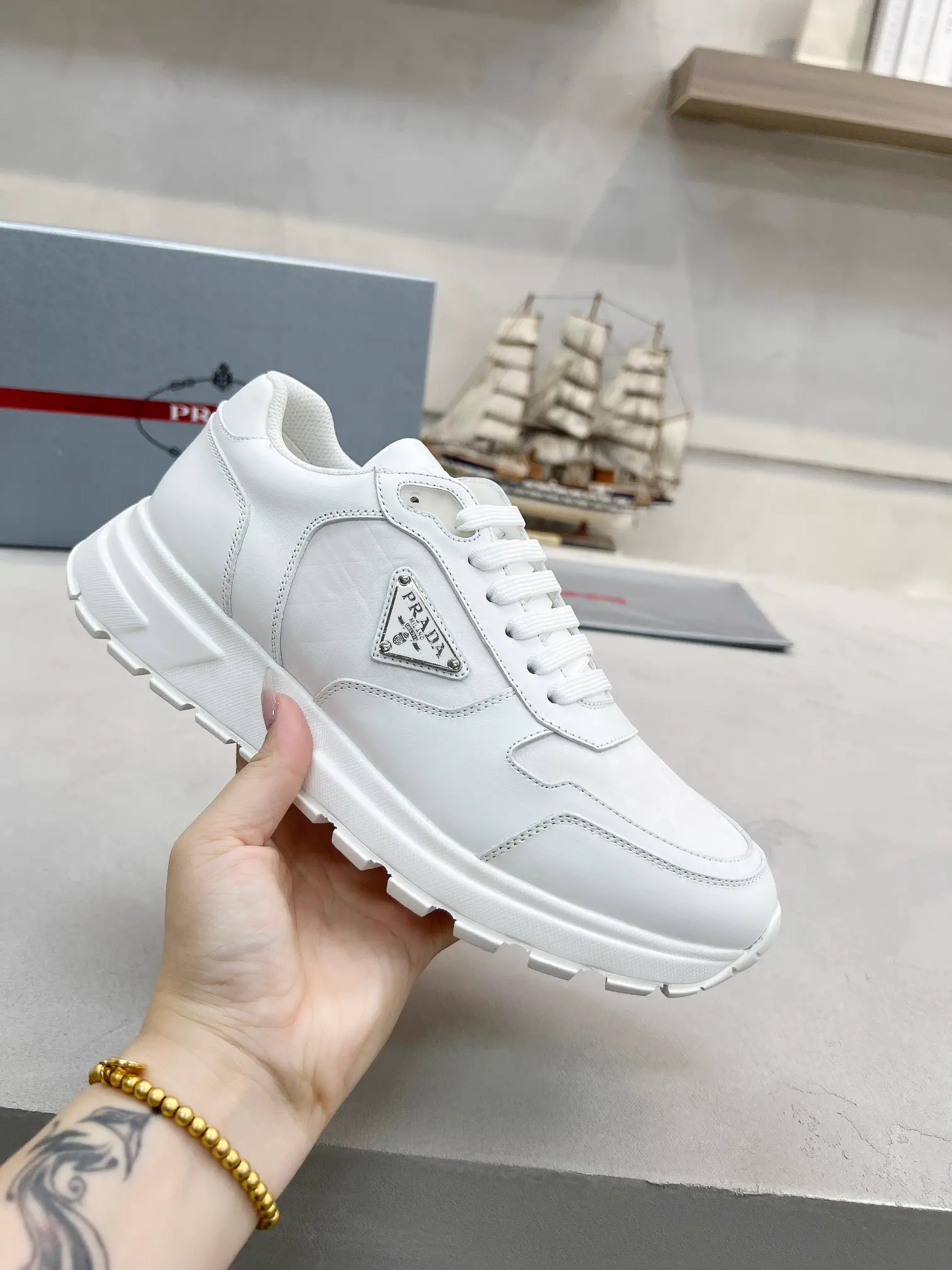 Prada Silk Cow Leather Shoes image 1