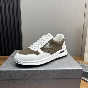 Prada Men's Leather and Mesh Shoes image 1