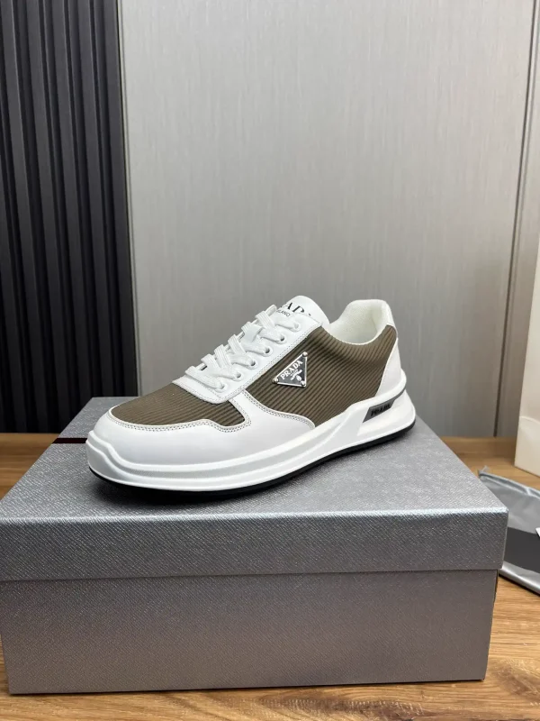 Prada Men's Leather and Mesh Shoes image 1