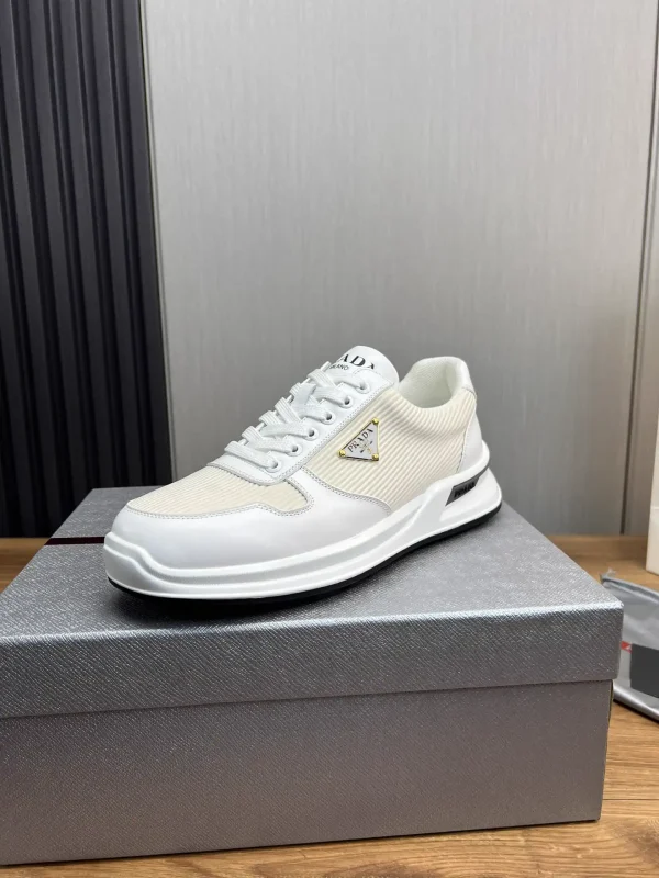 Prada Men's Leather and Mesh Shoes image 1