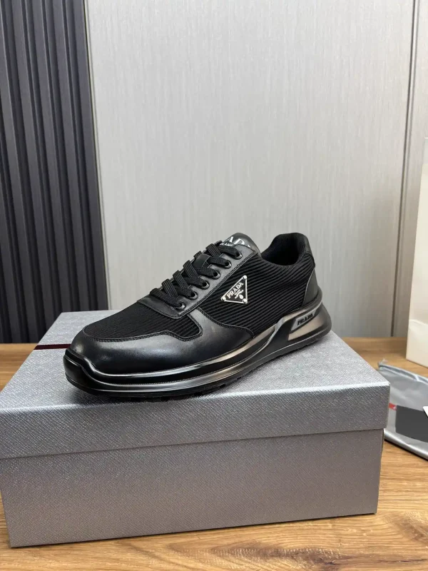Prada Men's Leather and Mesh Shoes image 1