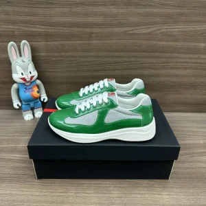 Prada Americas Cup Low-Top Lace-Up Sneakers image 1