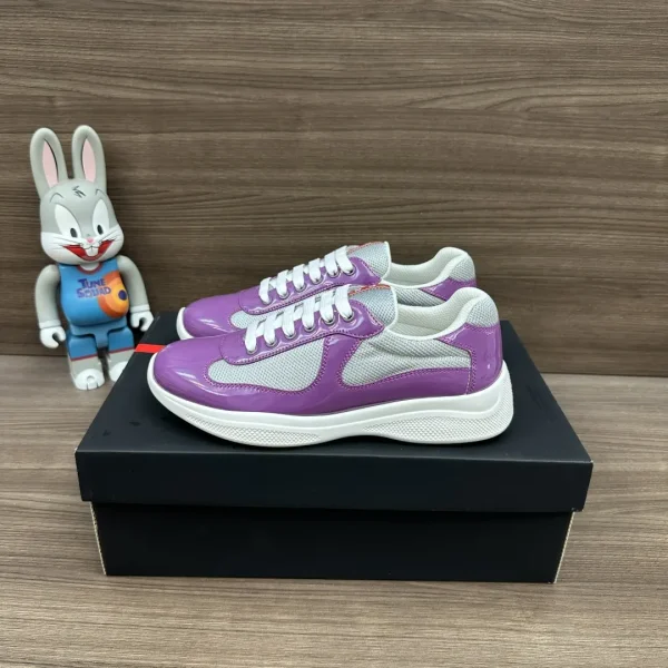 Prada Americas Cup Low-Top Lace-Up Sneakers image 1