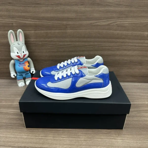 Prada Americas Cup Low-Top Lace-Up Sneakers image 1