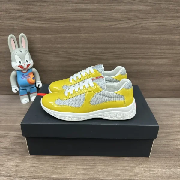 Prada Americas Cup Low-Top Lace-Up Sneakers image 1