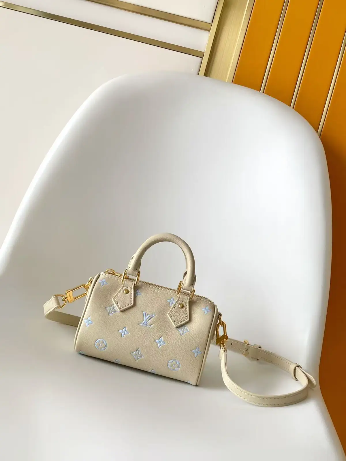 Louis Vuitton Nano Speedy Monogram Empreinte Top Handle Bag image 1
