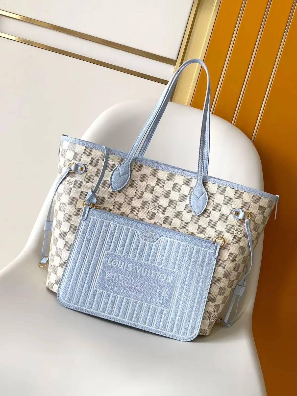 Louis Vuitton Neverfull Bandoulière Inside Out BB Tote Bag image 1