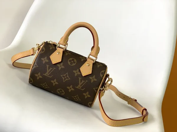 Louis Vuitton Nano Speedy Monogram Canvas Top Handle Bag image 1