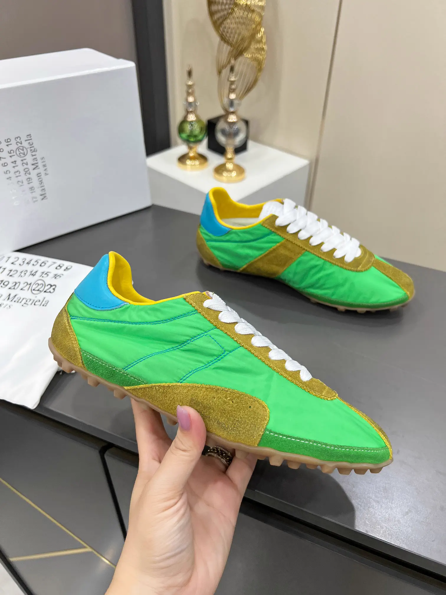 MM6 Maison Margiela Sprinters Casual Studded Sneakers image 1
