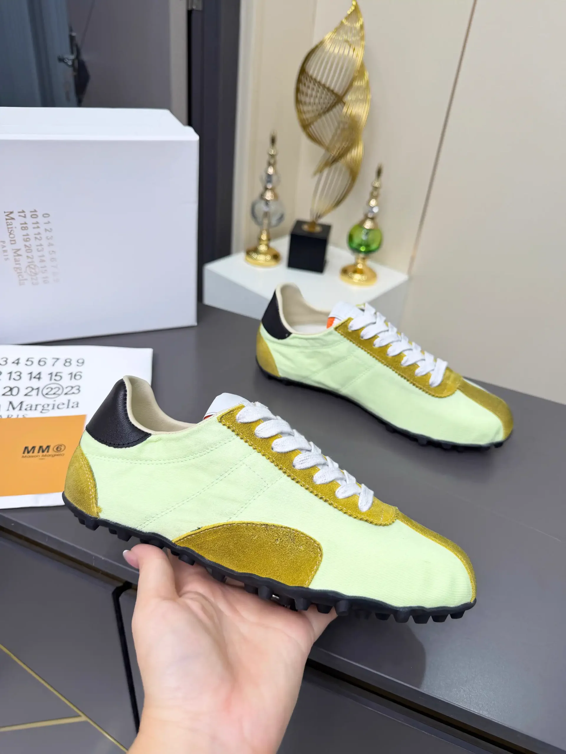 MM6 Maison Margiela Sprinters Casual Studded Sneakers image 1