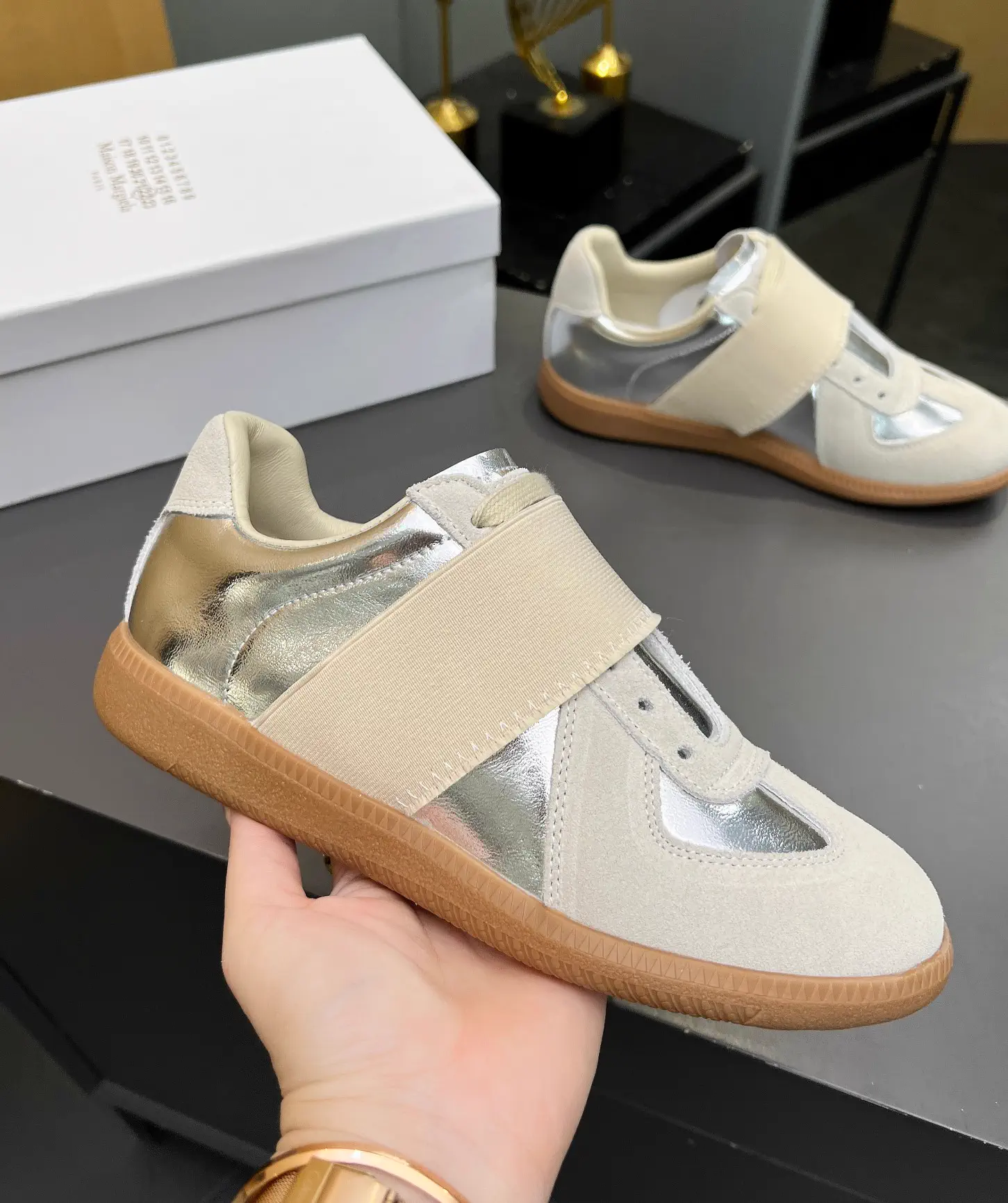 MM6 Maison Margiela Retro German Trainer Casual Sneakers image 1