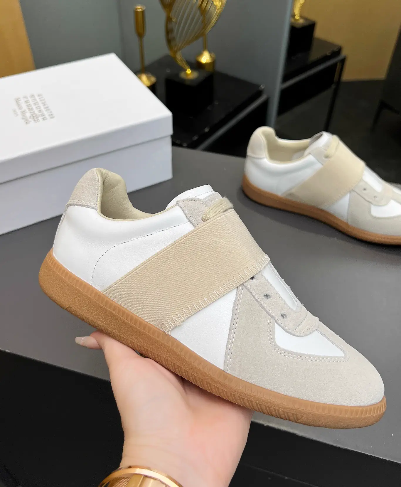 MM6 Maison Margiela Elastic Strap Casual Sneakers image 1