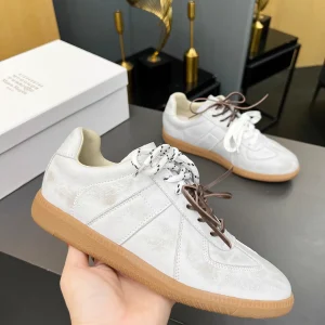 MM6 Maison Margiela Retro German Training Casual Sneakers image 1