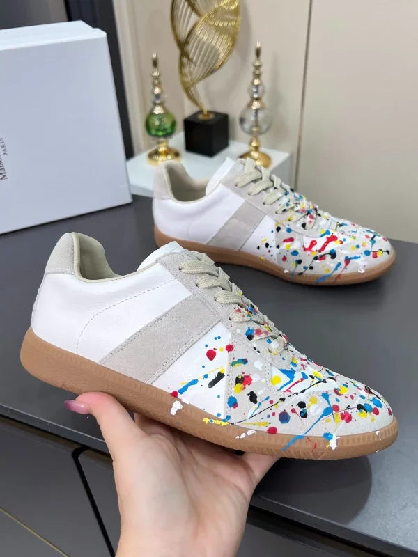 MM6 Maison Margiela Paint Splatter Casual Sneakers image 1