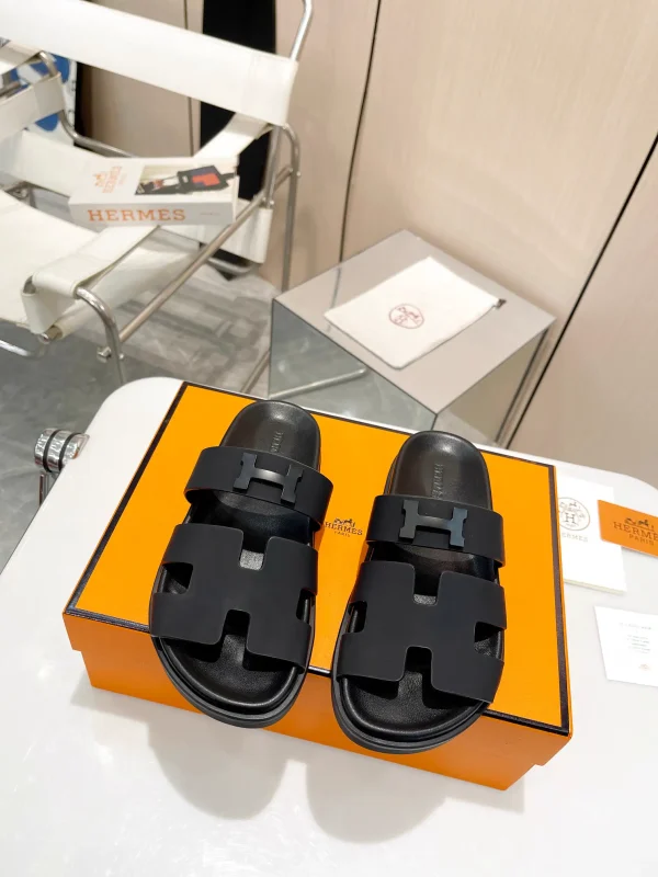 Hermes Unisex Premium Handmade Slide Sandals image 1