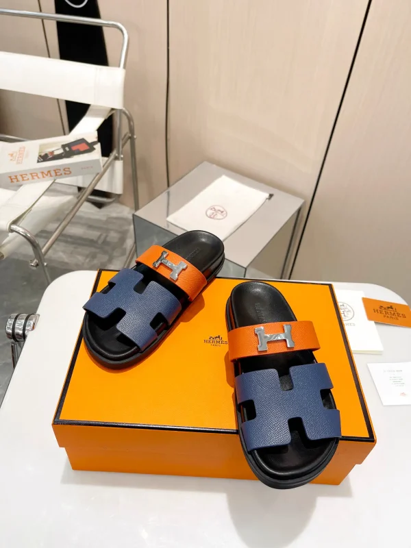 Hermes Unisex Slide Sandals image 1