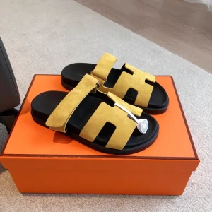 Hermes SS23 New Arrival H Second Uncle Slippers image 1