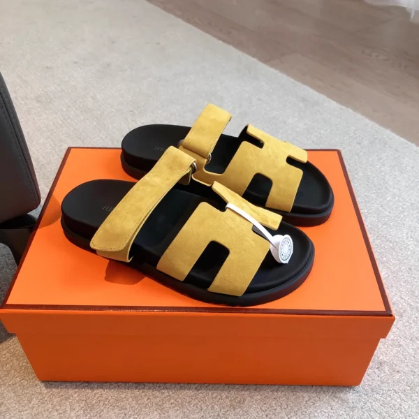 Hermes SS23 New Arrival H Second Uncle Slippers image 1