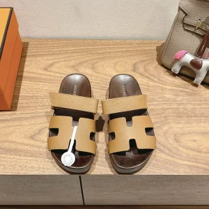 Hermes Wooden Sole Sandals image 1
