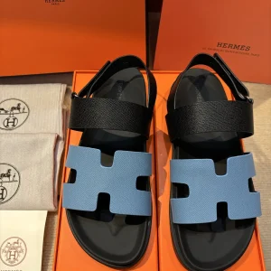 Men's Electric 2025 Calfskin Suede Slide Sandals image 1
