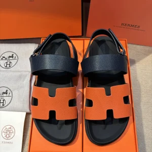 Electric 2025 Men's Leather Slide Sandals image 1