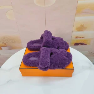 Hermès Classic Couple Wool Slippers Autumn/Winter image 1