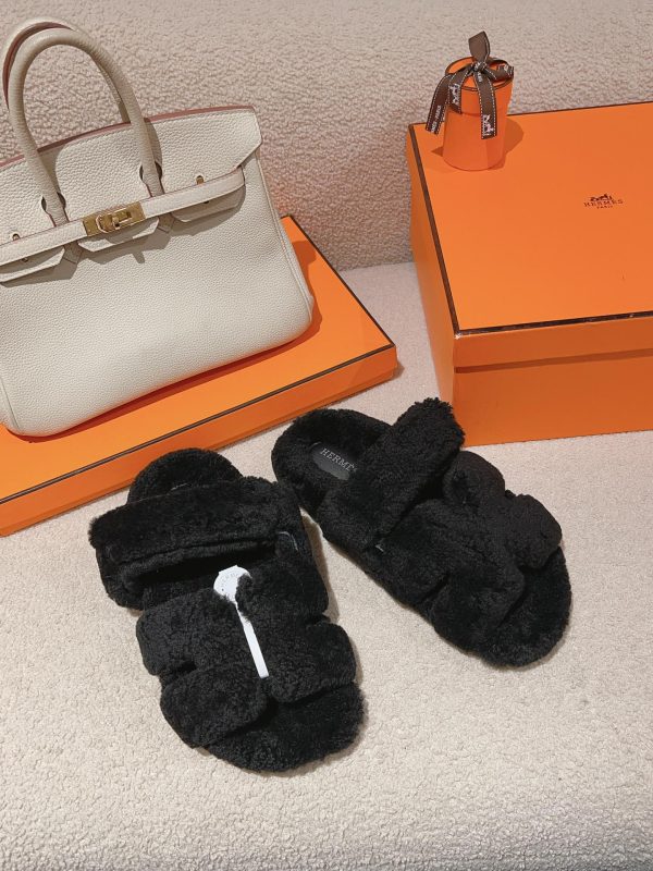 Hermès Classic Couple Wool Slippers Autumn/Winter image 1
