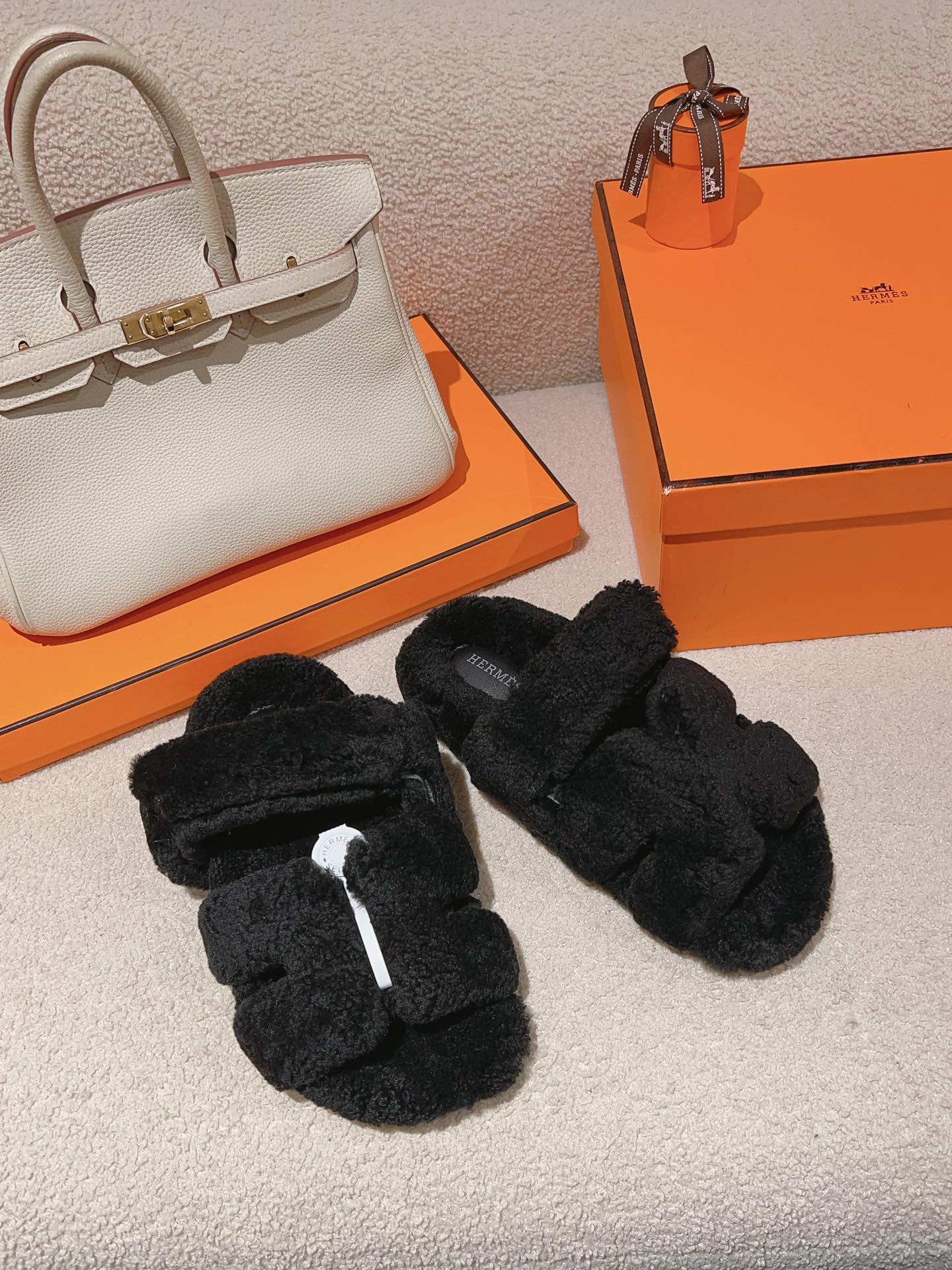 Hermès Classic Couple Wool Slippers Autumn/Winter image 1