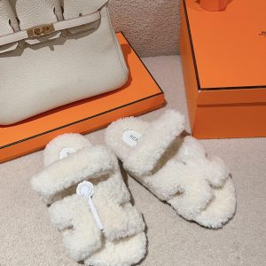 Hermes Classic Unisex Wool Slippers image 1