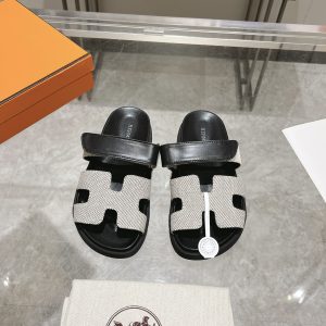 Genuine Leather Mesh-Strap Platform Sandals with TPU Outsole image 1
